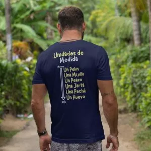 Camiseta Medidas Azul Navy