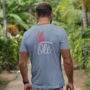 Camiseta Olé Azul Playa